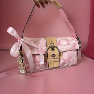 Coach Vintage Y2K Pink Soho Handbag Shoulder Bag Rare
